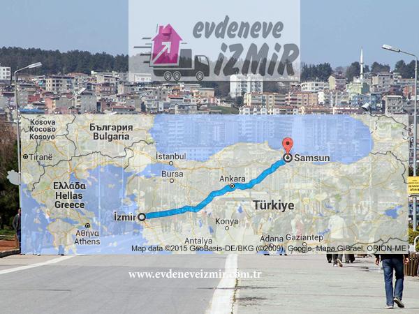 İzmir Samsun Evden Eve Nakliyat